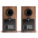 DALI Rubicon 2 C Active Bookshelf Speakers (Pair), Walnut Back View