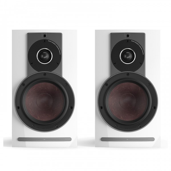 DALI Rubicon 2 C Active Bookshelf Speakers (Pair), White Front View 2