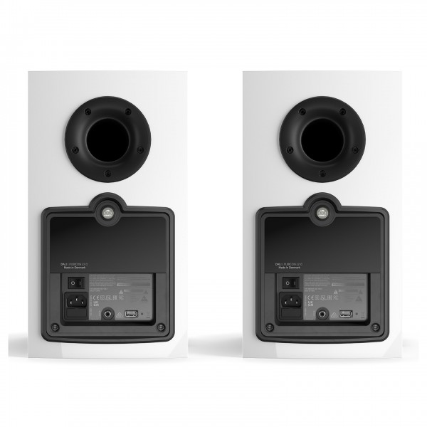 DALI Rubicon 2 C Active Bookshelf Speakers (Pair), White Back View