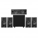 ELAC Debut B5.2 5.1 Speaker Package, Black Full View