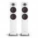 DALI OBERON 7C Active Floorstanding Speakers (Pair), White Front View 2