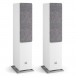 DALI OBERON 7C Active Floorstanding Speakers (Pair), White Grille View