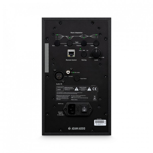 ADAM Audio A4V Studio Monitor Bundle - Rear