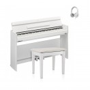 Yamaha YDP S55 Digitalpiano-Bundle, Wei&szlig;