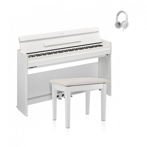 Yamaha YDP S55 Digital Piano Package, White