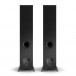 DALI OBERON 7C Active Floorstanding Speakers (Pair), Black Ash Back View