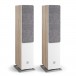 DALI OBERON 7C Active Floorstanding Speakers (Pair), Light Oak Grille View