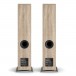 DALI OBERON 7C Active Floorstanding Speakers (Pair), Light Oak Back View
