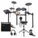 Yamaha DTX6K-X Electronic Drum Kit w/ Single Pedal Custom Bundle