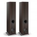 DALI OBERON 7C Active Floorstanding Speakers (Pair), Dark Walnut Back View 2