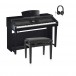 Yamaha CLP 775 Pack Piano Numérique, Polished Ebony