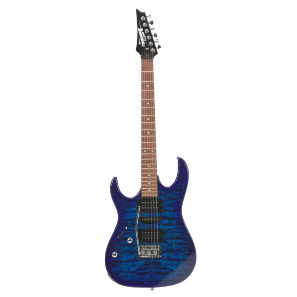 Ibanez GRX70QAL GIO Left Handed, Transparent Blue Burst - Secondhand