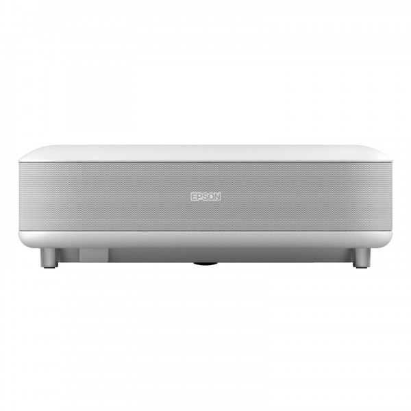 Epson EH-LS650W 4K Pro UHD Ultra Short-Throw Projector, White Front View