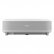 Epson EH-LS650W 4K Pro UHD Ultra Short-Throw Projector, White Front View