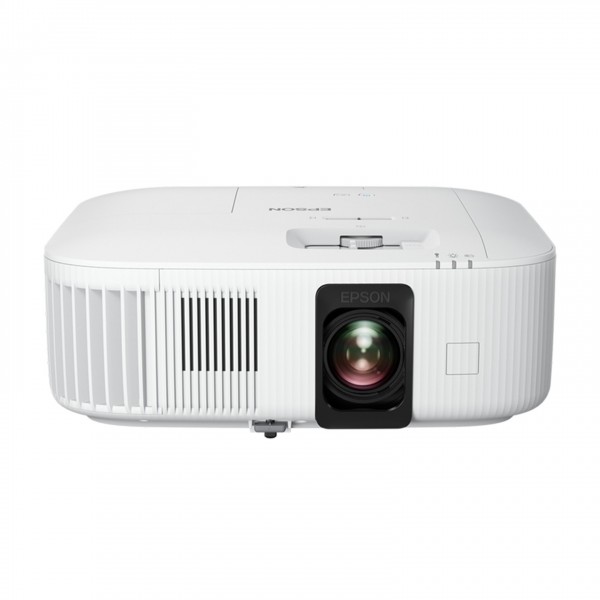 Epson EH-TW6150 3LCD 4K Enhanced HDR Projector, White Front View