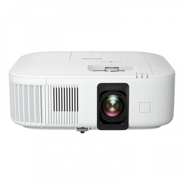 Epson EH-TW6250 3LCD 4K Enhanced HDR Projector, White Front View