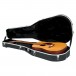 Gator GC-DREAD-12 Deluxe Moulded 12-String Dreadnought Guitar Case - Angled Open (Guitar Not Included)