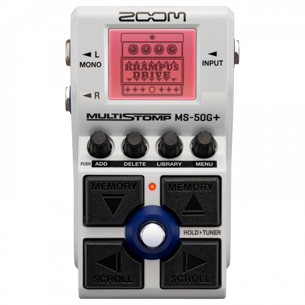 Zoom MS-50G+ MultiStomp Pedal - Top