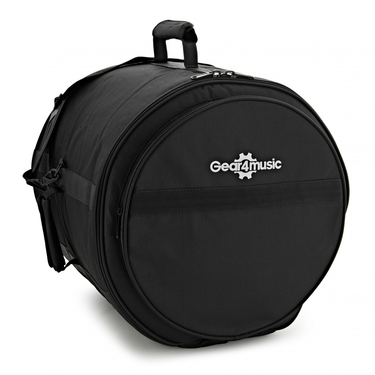 Padded Floor Tom Drum Bag 16" X 16" - Protective Case With Strap By Gear4music