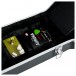 Gator GC-SG Deluxe Moulded Case For Double-Cut Electric Guitars - Extra Storage (Pedals Not Included)