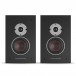 DALI OBERON On Wall C Active Speakers (Pair), Black Ash Front View 2