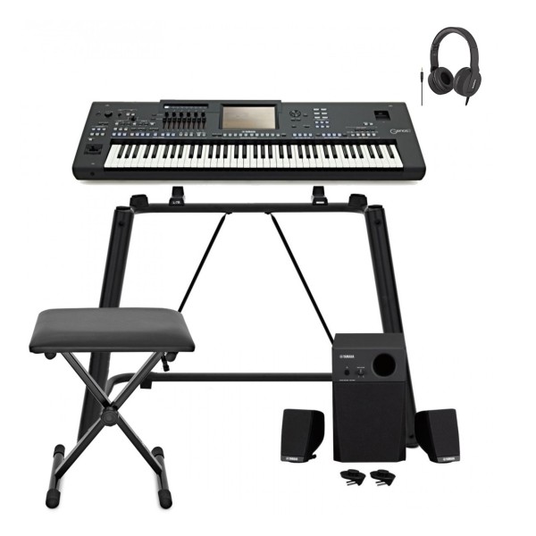 Yamaha Genos2 Digital Workstation Keyboard Package
