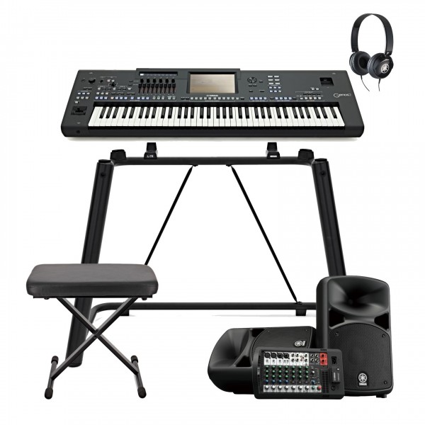 Yamaha Genos2 Digital Workstation Keyboard Package