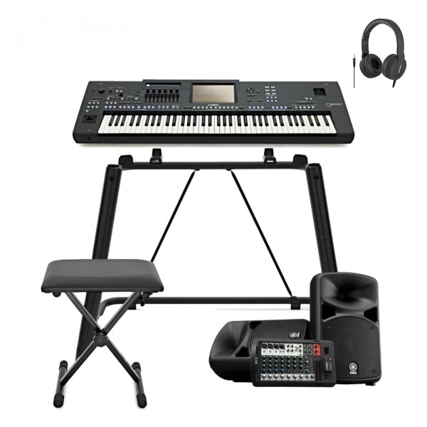 Yamaha Genos2 Digital Workstation Keyboard Package