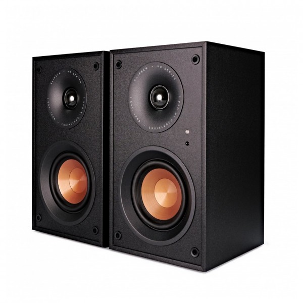 Klipsch KD-400 Powered Bookshelf Speakers, Angled