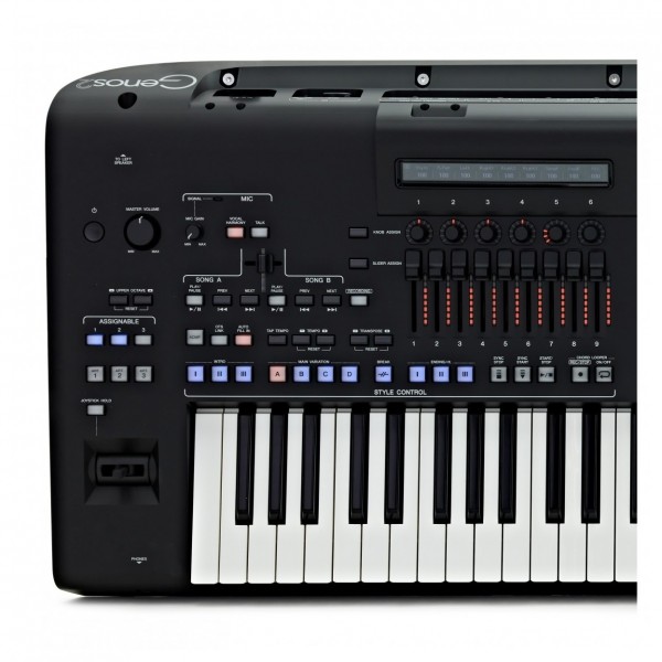Yamaha Genos2 Digital Workstation Keyboard - Controls