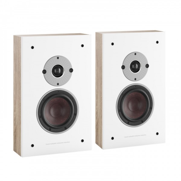 DALI OBERON On Wall C Active Speakers (Pair), Light Oak Front View
