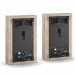 DALI OBERON On Wall C Active Speakers (Pair), Light Oak Back View