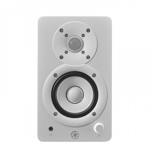 Yamaha HS3 Monitors, White (Pair) - Left Speaker, Front