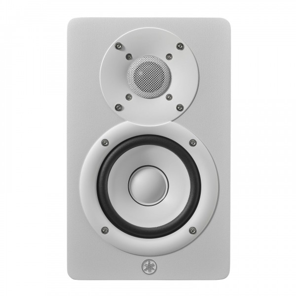 Yamaha HS4 Monitors, White (Pair) - Right Speaker, Front