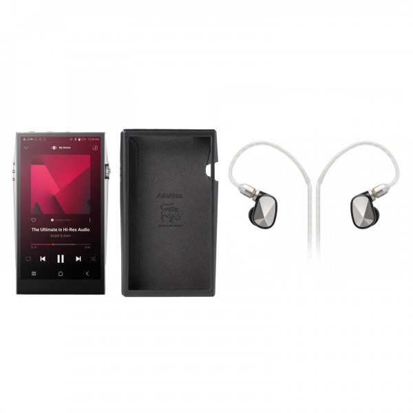 Astell&Kern SP3000 Silver Bundle with Free PATHFINDER Monitors Front View