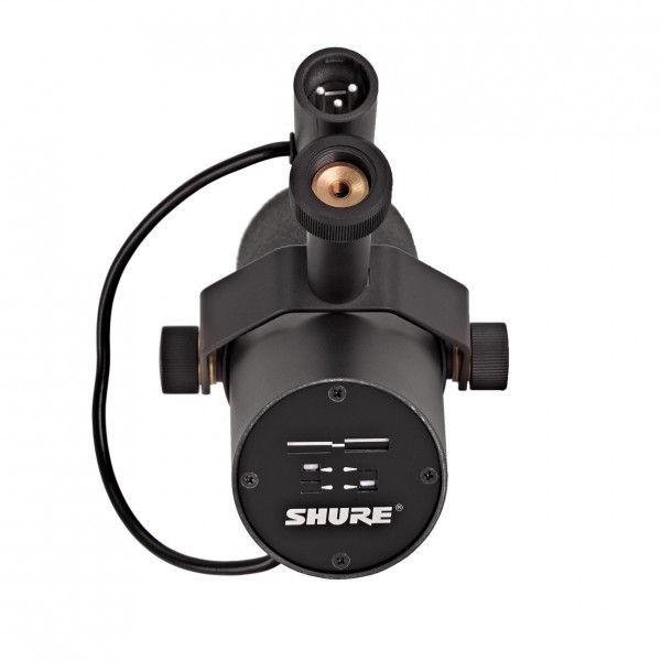 Shure SM7B With Studio Arm and Cable Bundle - SM7B, Rear