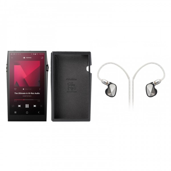 Astell&Kern SP3000 Black Bundle w Free PATHFINDER Monitors Front View