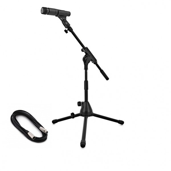Shure SM57 with Mic Stand for Guitar Cab - Full Bundle