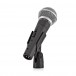 Shure SM58S with Mic Stand - SM58S, Right Rear, with Clip
