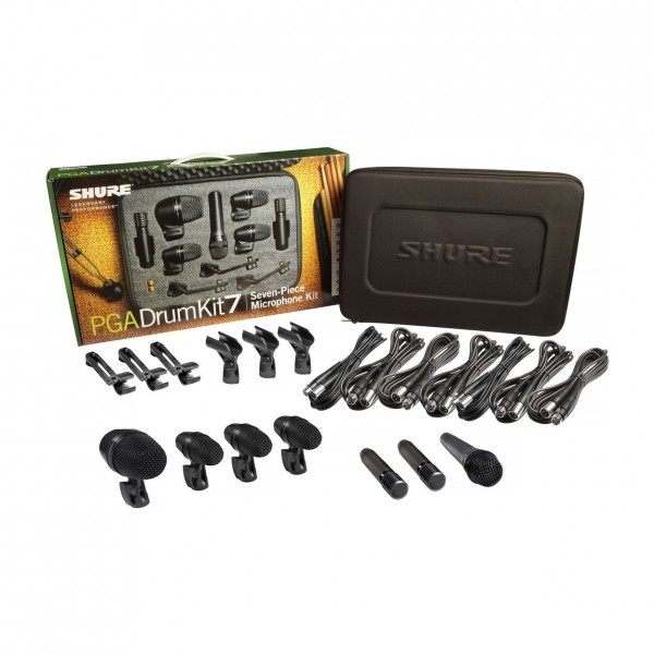 Shure PGA Drum Kit Bundle - PGADRUMKIT7, with Packaging
