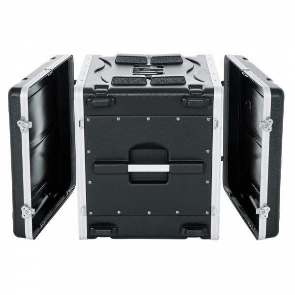 Gator GR-10L Lockable Moulded Rack Case, 10U, 19.25'' Depth - Sided Detached 