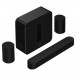 Sonos Premium Immersive Set with Beam, Black Front View