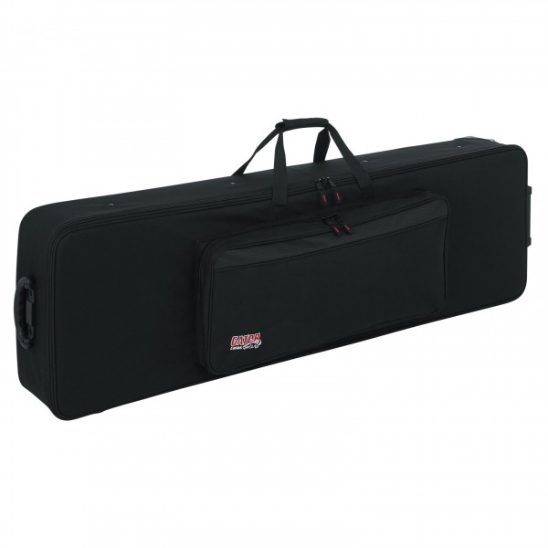 Gator GK-88 SLIM Rigid EPS Foam Slim 88 Key Keyboard Case - Angled Closed 2