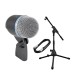 Shure Beta 52A with Mic Stand for Kick Drum - Full Bundle