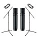 Shure PGA81 Condenser Pair with Stands and Cables - Full Bundle