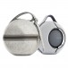 Devialet Mania Portable Wireless Speaker Light Grey with Cacoon Case Front View