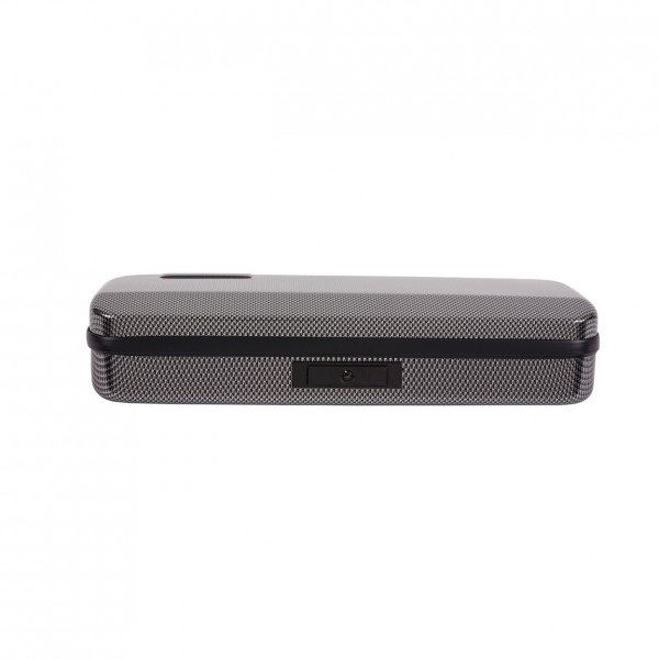 BAM 3129XL Hightech Compact Oboe Case, Silver Carbon - side