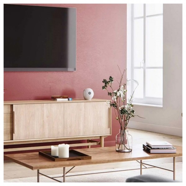 Devialet Phantom II 98dB Wireless Speaker (Single), White in Living Room Environment