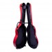 BAM 8003S Classic Dreadnought Guitar Case, Pomegranate Red - Open