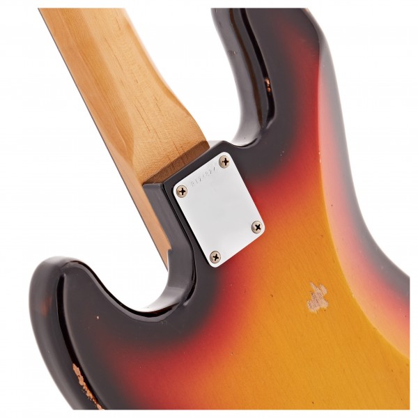 Fender Custom Shop 64 Jazz Bass Relic, 3-Tone Sunburst